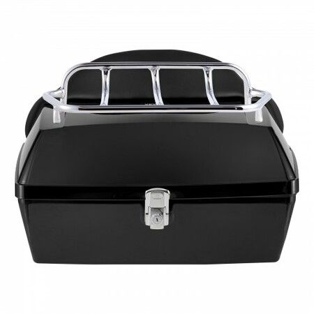 48L Motorcycle Top Case Universal Motorbike Tail with Reflective Panel