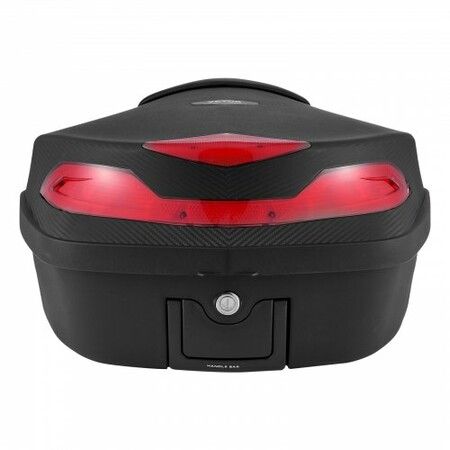 48L Motorcycle Top Case Universal Motorbike Tail with Reflective Panel