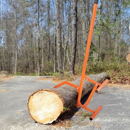 Timberjack 46.5 in Heavy Duty Log Lifter for Max 15" Dia Logs Rolling