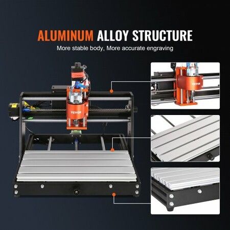 CNC Router Machine 120W 3 Axis GRBL Control Wood Engraving Milling Machine