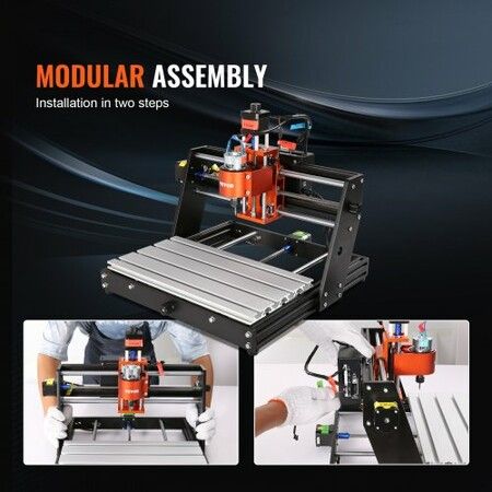 CNC Router Machine 120W 3 Axis GRBL Control Wood Engraving Milling Machine