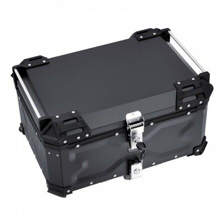 65L Motorcycle Top Case Universal Motorbike Tail Box with Leather Lining