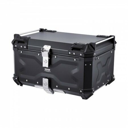 65L Motorcycle Top Case Universal Motorbike Tail Box with Leather Lining