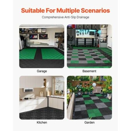 Interlocking Drainage Mat Modular Floor Tile 31 x 31 cm Drainage Cushion