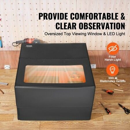Laser Engraver Enclosure 800 x 800 x 500 mm Fireproof Protective Cover