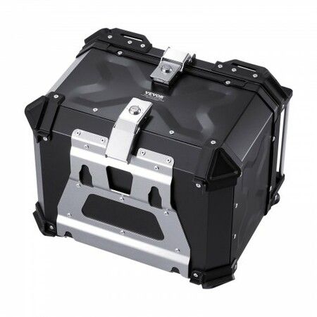 45L Motorcycle Top Case Universal Motorbike Tail Box with Leather Lining