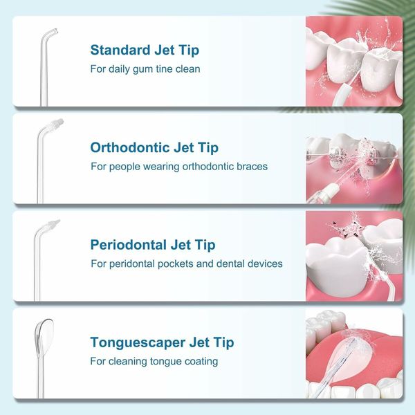Portable Water Flosser,Travel Water Flosser Picks,Mini Cordless Oral Irrigator Rechargeable Power Dental with Telescopic Water Tank, IPX7 Wateroproof,Pink