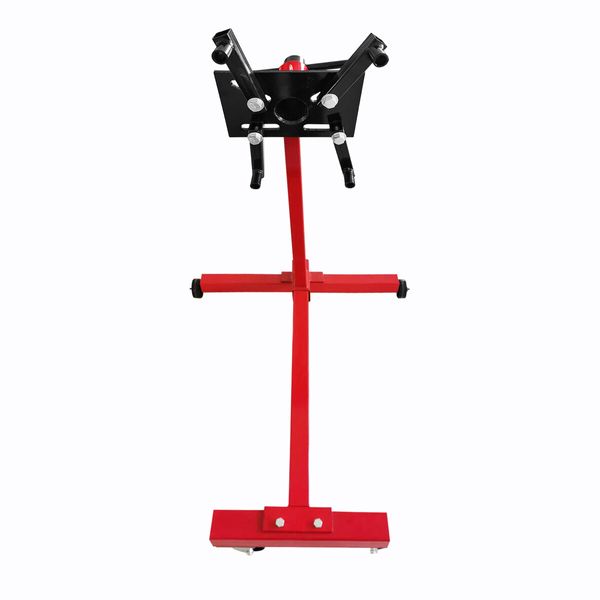 Heavy Duty Engine Stand Folding Automotive Motor Holder Hoist Car Rebuild Storage Support Steel Crane Workshop Repair Mount Dolly 450kg with Wheels