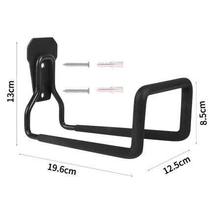 Hose Holder Wall Mount, Metal Garden Hose Holder - Heavy Duty Water Hose Holder, Hose Reel Holds Up to 150Ft, Durable Hooks for Garage Outside