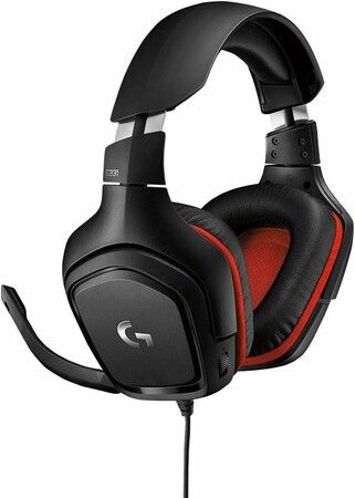 Gaming Headset Wired G331 2.1 ch Stereo, 0.1 inch (3.5 mm), Lightweight, Noise Canceling, Single, Flippable Microphone