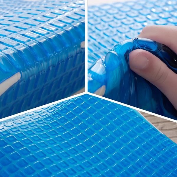 68x40cm Cooling Gel Pillow Memory Foam Summer Chill  Orthopedic Memory Foam Pillow for Side Back  Sleeper