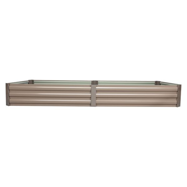 Large Raised Garden Bed Metal Planter Box Container Outdoor Flower Vegetable Herb Green Fence Holder Guard for Yard Balcony Patio 240x120x30cm