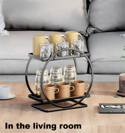 Luxurious Bathroom Shower Caddy - Stylish Organizer for Toilets, Wash Basins & Makeup - Chic Vanity Table Storage Solution