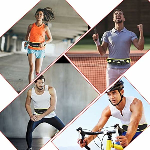 Tennis Ball Bag,Tennis Ball Band For 5 Tennis Balls Holder Waist Bag Fanny Pack For Running Cycling Walking Jogging