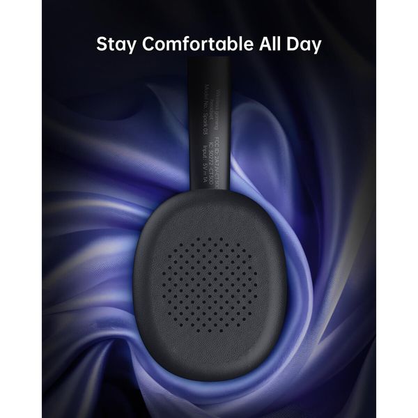 Wireless Headset with Mic,Headset Wireless Bluetooth V5.3 with AI Noise Cancelling Microphone with USB Dongle & Mic Mute