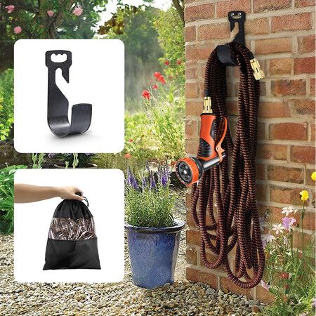 75ft Expandable Garden Hose with 10-Function Nozzle, Lightweight, Durable, Flexible, Kink-Free Retractable Garden Hose for Lawn and Garden