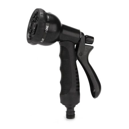 50ft Expandable Garden Hose with Multi-Function Nozzle, Leak-Proof Nano Rubber Latex Construction, and Durable Brass Connectors