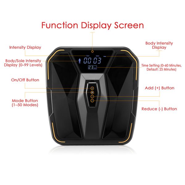 Electric Foot Massager Circulation Machine EMS TENS Electromagnetic Wave Feet Equipment Portable Home Pulse Promoter with Remote Control