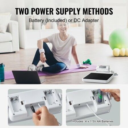 Portable Medical Scale Digital Physician Weight Scale Anti-Slip Mat 400LBS