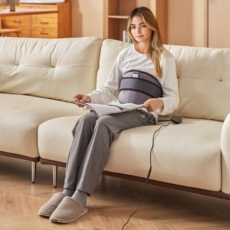 Far Infrared Heating Pad 10 Natural Jade & 10 Tourmaline Stone Heating Pad