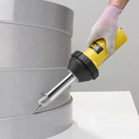 Hot Air Plastic Welder 1000W PVC TPO Vinyl Heat Gun Torch & 4 Accessories