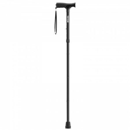 Walking Cane for Man Woman Folding Walking Stick 5-Level Adjustable Height