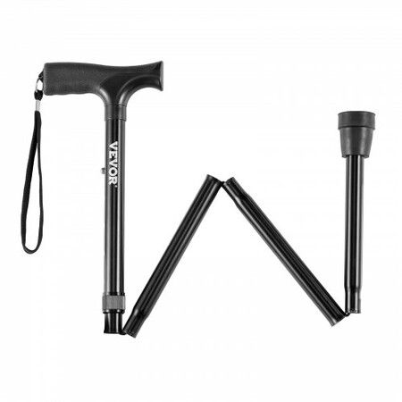Walking Cane for Man Woman Folding Walking Stick 5-Level Adjustable Height