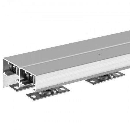 Bypass Door Hardware 1.83m Bypass Closet Door Track Kit for 2 Door System