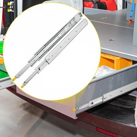 Drawer Slides with Lock Drawer Slide 96.5cm Ball Bear 225kg Full Extension