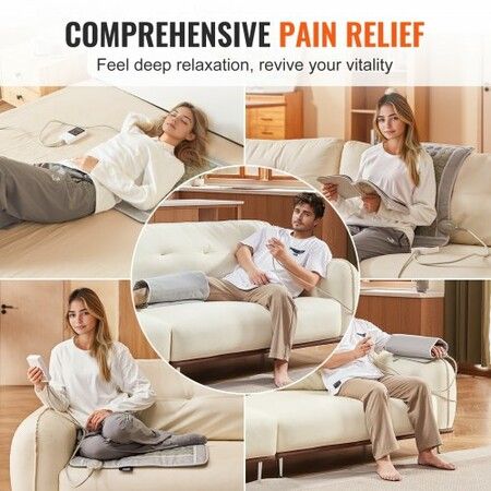 Far Infrared Heating Pad 52 Natural Jade & 20 Tourmaline Stone Heating Pad