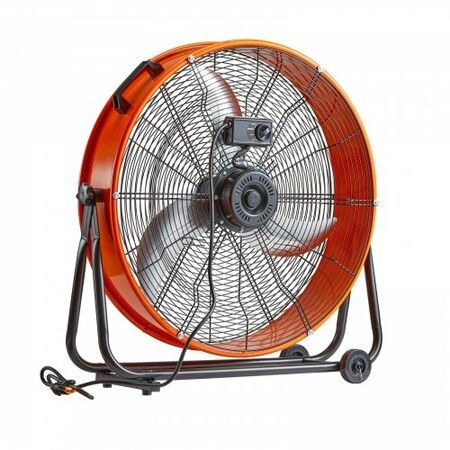 Drum Fan 24 Inch High Velocity Industrial Use 3-Speed 8600CFM for Warehouse