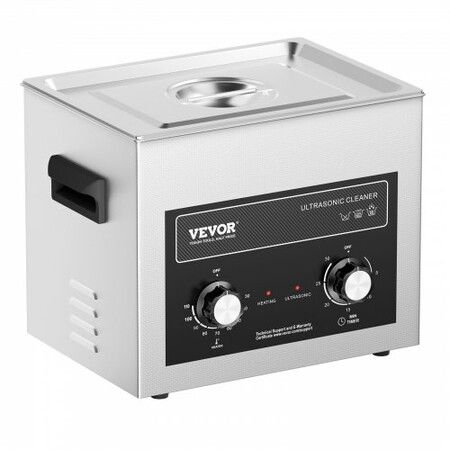 10L Ultrasonic Cleaner with Heater Timer & Basket Digital Sonic Machine