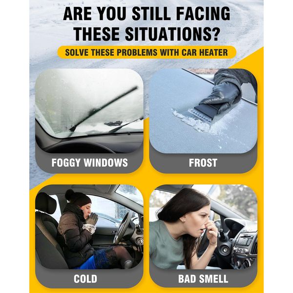 Car Heater Portable Car Heater,Portable Car Heater That Plugs into Cigarette Lighter for Car,12V 150W