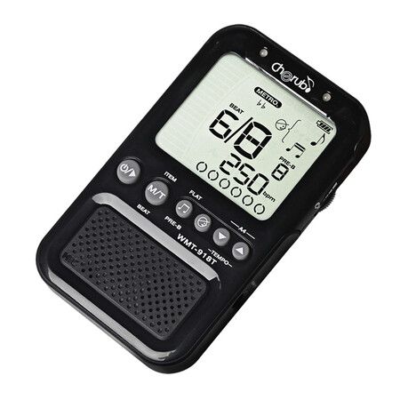 Universal Digital Metronome with USB Cable Volume Adjustable with Headphone Jack for Piano, Guitar, Flute, Violin, Drum and all other instruments, Black