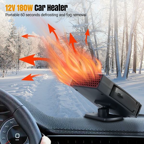 12V 200W Portable Car Heater,Car Heater That Plugs Into Cigarette Lighter,Car Defroster Windshield Demister,Auto Defogger With Ergonomic Handheld Handle