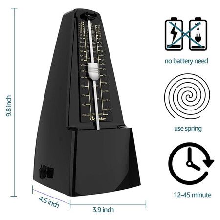 Mechanical Metronome, Loud Sound Piano Drum Violin Guitar