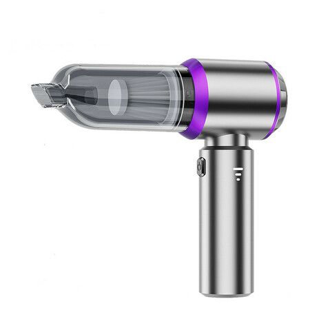 Car Vacuum Cleaner,Handheld Cordless Vacuum Cleaner For Car,4-in-1 16000PA High Power Portable Rechargeable Cleaner with Brushless Motor-Purple