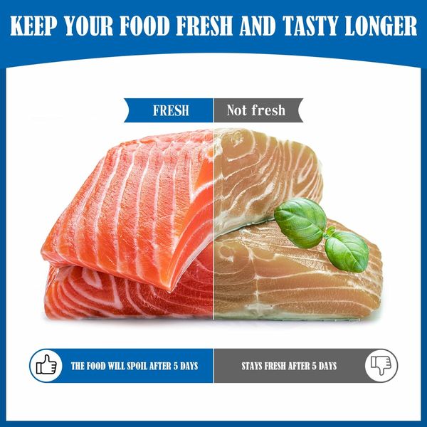 Vacuum Sealer Cordless Handheld Food Saver with 10 Reusable Vacuum Bags, Rechargeable Vacuum Sealer Pump for Food Fresh & Storage (1 Pump+10 Bags)