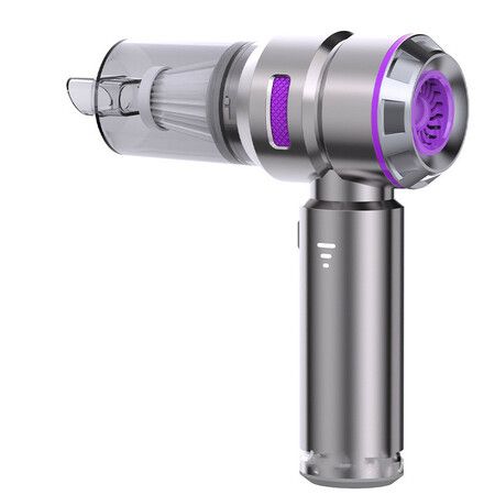 Handheld Cordless Car Vacuum Cleaner with Brushless Motor,Strong Suction Vacuum & Compressed Air Dusters with LED Light,Type C Portfor Home Car Pet