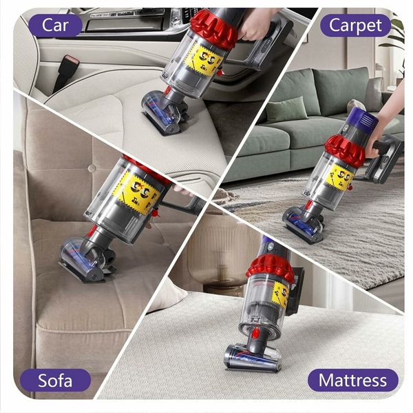 Mini Motorized Tool Brush Head Compatible with Dyson V7 V8 Cyclone V10 V11 V15, Anti-Tangle Replacement Head Suitable for Long Hair and Pet Hair
