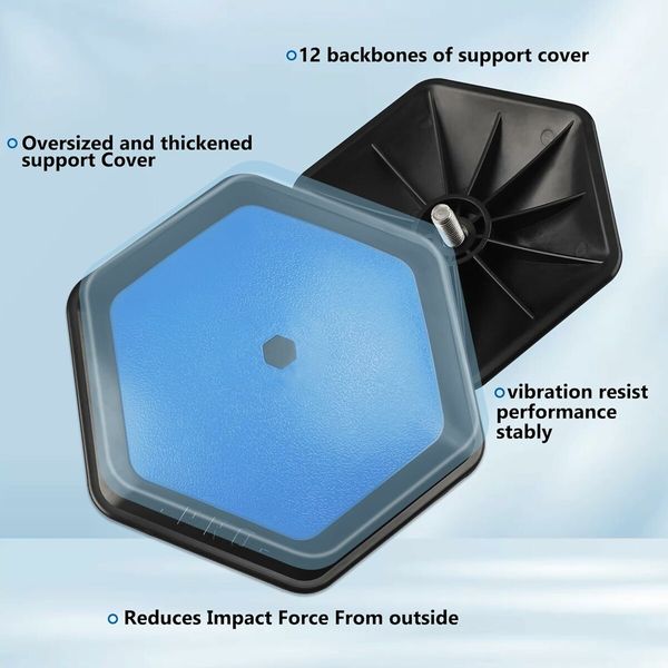 Golf Travel Bag Support Pole, Anti Impact Golf Club Protector Support Golf Travel Bag Cover and Aluminum Alloy Golf Rod Stick to Protect Golf Clubs, Blue