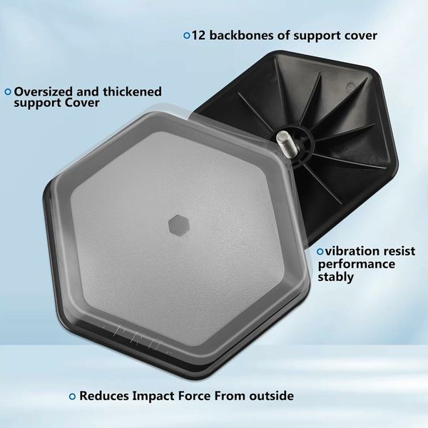 Golf Travel Bag Support Pole, Anti Impact Golf Club Protector Support Golf Travel Bag Cover and Aluminum Alloy Golf Rod Stick to Protect Golf Clubs, White