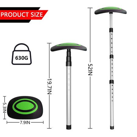 Golf Travel Bag Support System, Golf Club Travel Protection Kit, Green