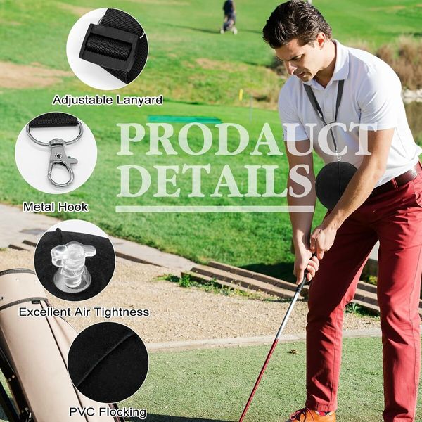 Golf Training Ball, Golf Smart Ball Golf Training Aid Inflatable Swing Training Ball with Inflator Pump
