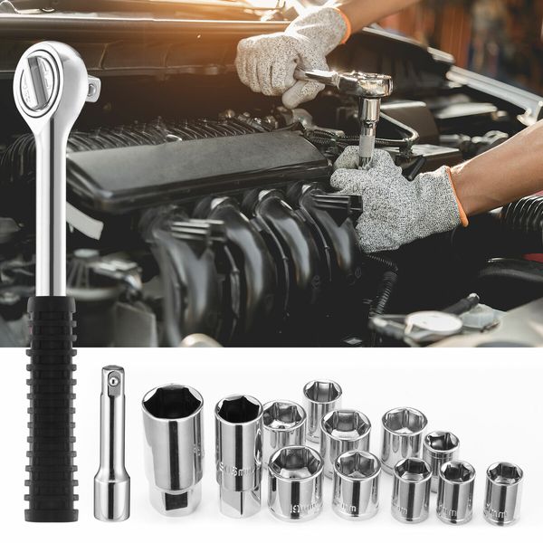 71Pcs Hand Tools Set Home Repair Toolbox Basic Toolkit for Mechanic Car Automotive Workshop Household DIY Portable Storage Hard Case