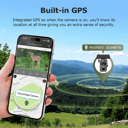 Solar Powered Security Camera 4G 3MP Outdoor Hunting Home Surveillance System Battery House CCTV 360 Degree View Wildlife Animal Motion Monitoring Cam