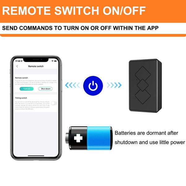 Mini GPS Tracker for Vehicles,Car GPS Tracker Portable Real Time Magnetic GPS Tracking Device,Full Global Coverage Location Tracker