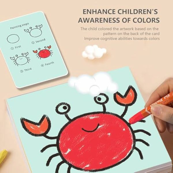 Drawing Robot for Kids,Interactive Educational Drawing Robot for Kids,Montessori Learning Toy with 100 Word Cards Color Green