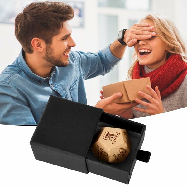Valentines Day Gifts,Date Night Dice Couples Gift,Dinner Decider Dice,Anniversary Birthday Valentines Day for Husband Wife Boyfriend Girlfriend Women Men