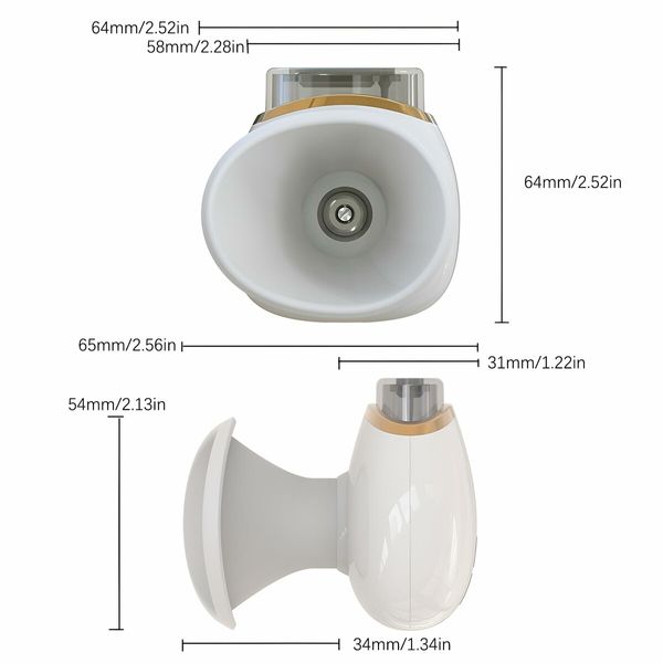 Heated Nano Eye Mist Steam Sprayer Eye Facial Steamer Nano Mister - Portable and Rechargeable for Eye Care Moisturizing